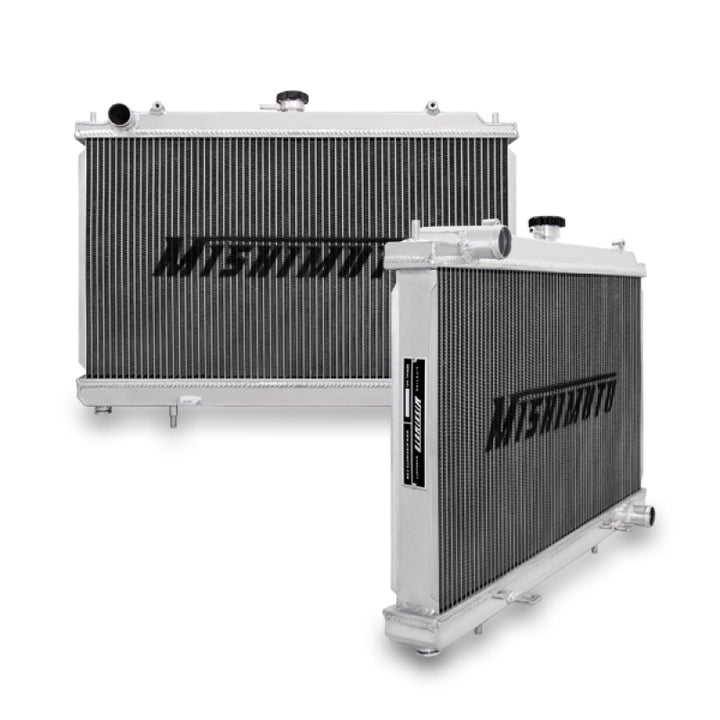 Mishimoto 95-98 Nissan 240sx S14 SR20DET X-LINE (Thicker Core) Aluminum Radiator - Bull Strap