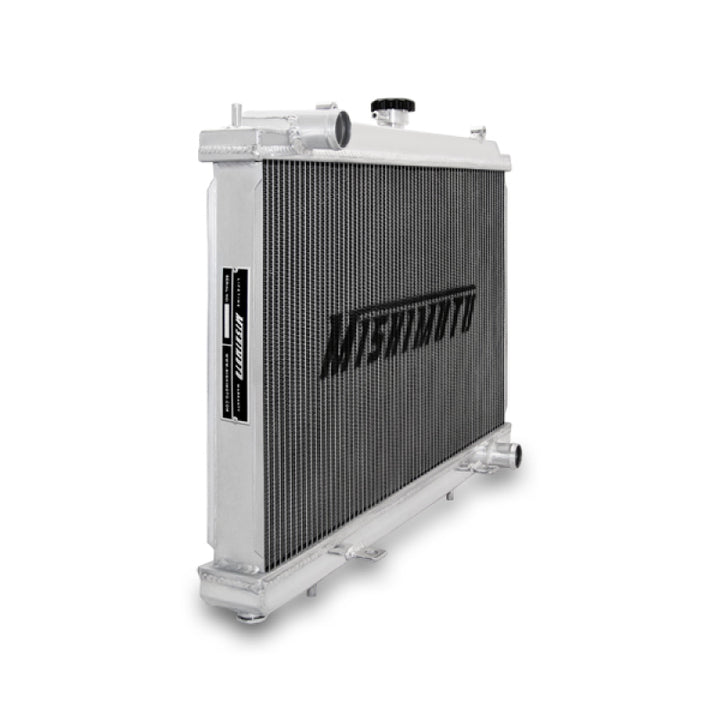 Mishimoto 95-98 Nissan 240sx S14 SR20DET X-LINE (Thicker Core) Aluminum Radiator - Bull Strap