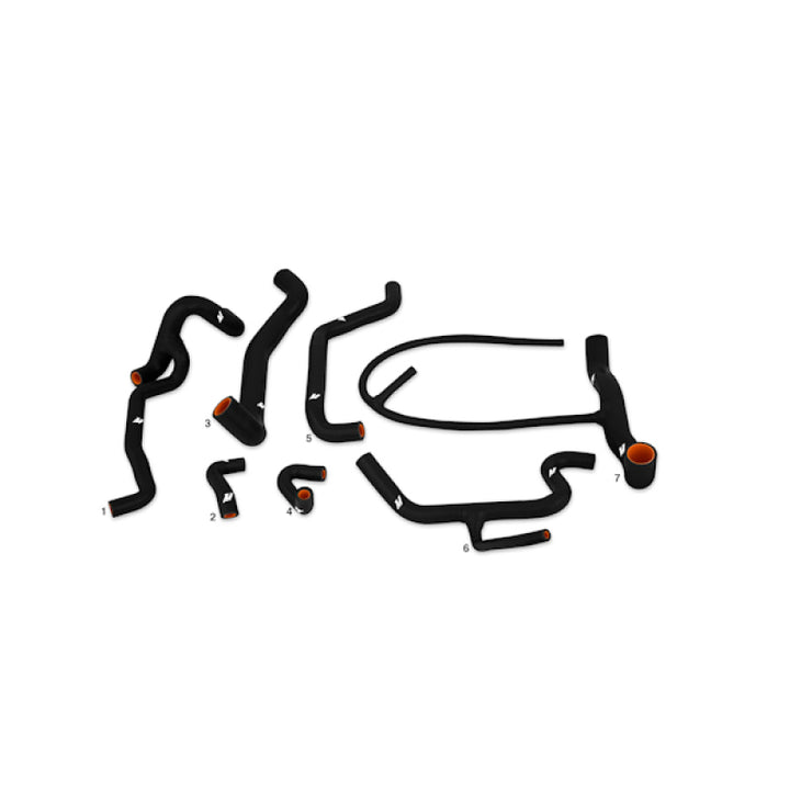 Mishimoto 95-98 Volkswagen Golf VR6 Black Silicone Hose Kit - Bull Strap
