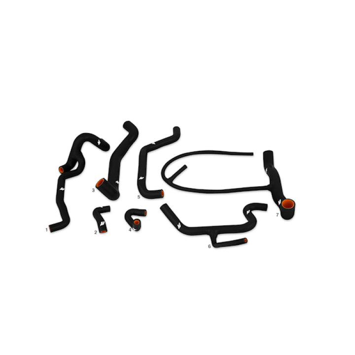 Mishimoto 95-98 Volkswagen Golf VR6 Black Silicone Hose Kit - Bull Strap