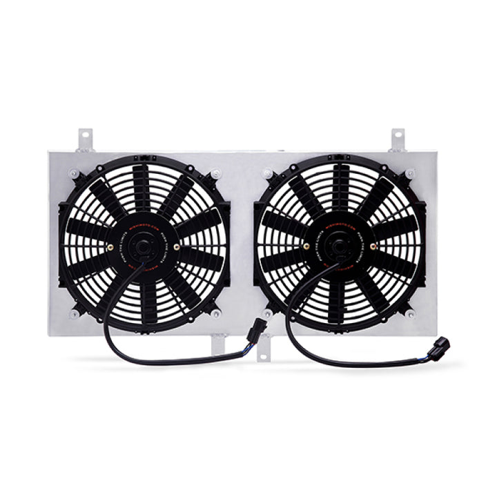Mishimoto 95-99 Mitsubishi Eclipse Turbo Aluminum Fan Shroud Kit - Bull Strap