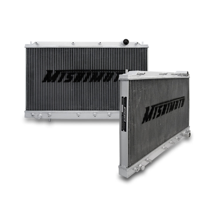 Mishimoto 95-99 Mitsubishi Eclipse Turbo Manual Aluminum Radiator - Bull Strap