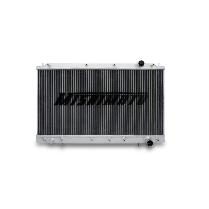 Mishimoto 95-99 Mitsubishi Eclipse Turbo Manual X-LINE (Thicker Core) Aluminum Radiator - Bull Strap