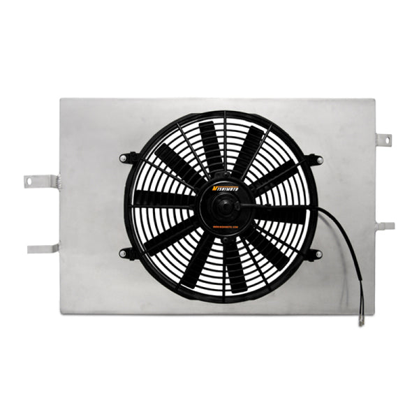 Mishimoto 97-04 Ford Mustang Aluminum Fan Shroud Kit (Does not fit with ABS Equipped Vehicle) - Bull Strap