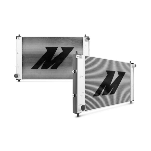 Mishimoto 97-04 Ford Mustang w/ Stabilizer System Manual Aluminum Radiator - Bull Strap