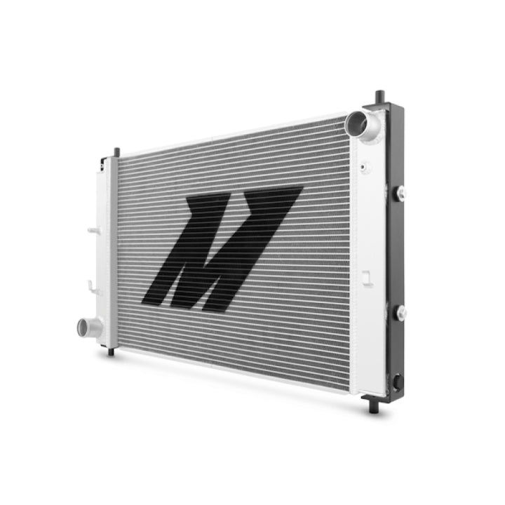 Mishimoto 97-04 Ford Mustang w/ Stabilizer System Manual Aluminum Radiator - Bull Strap