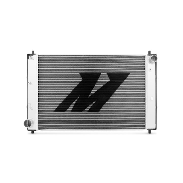 Mishimoto 97-04 Ford Mustang w/ Stabilizer System Manual Aluminum Radiator - Bull Strap