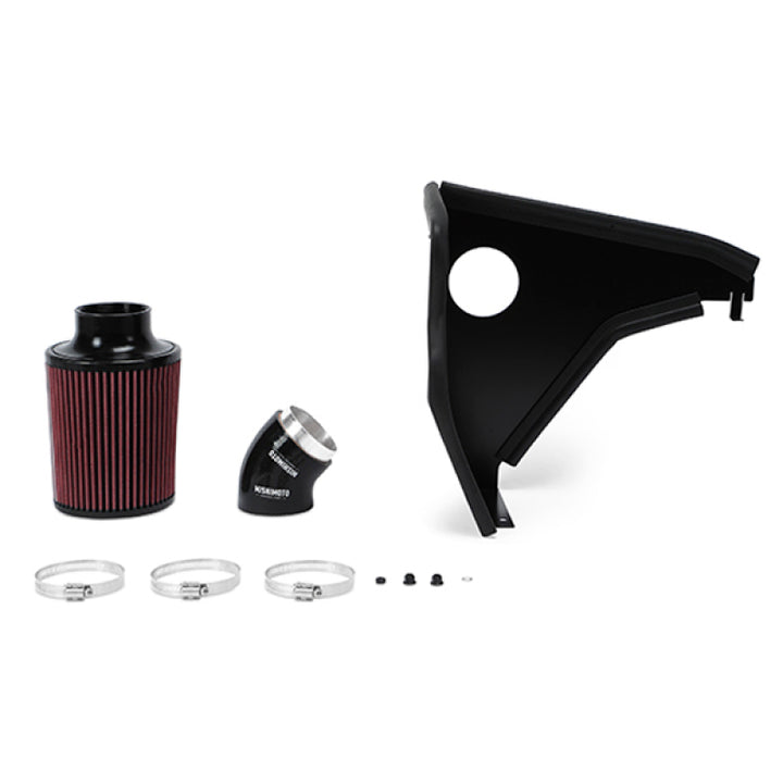 Mishimoto 99-05 BMW E46 323i/325i/328i Performance Cold Air Intake Kit - Black - Bull Strap
