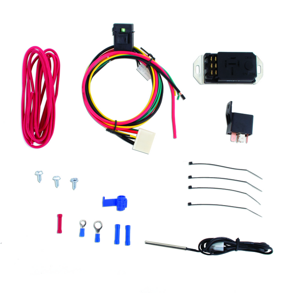 Mishimoto Adjustable Fan Controller Kit - Probe Style Temp Sensor - Bull Strap