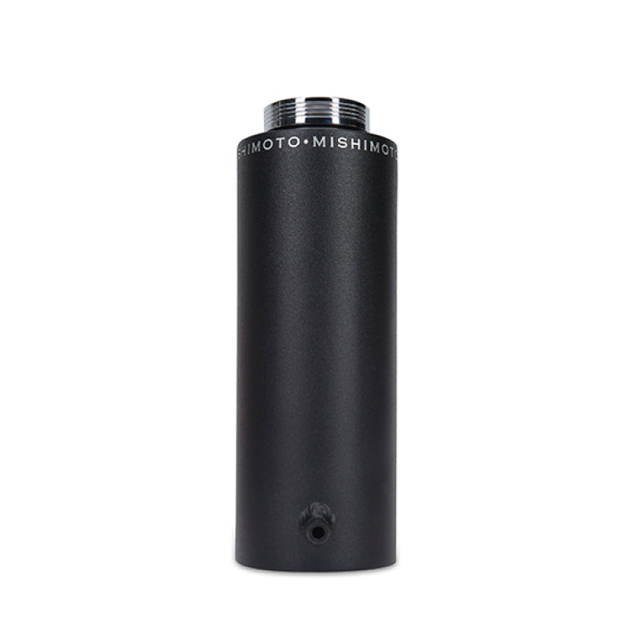 Mishimoto Aluminum Coolant Reservoir Tank - Wrinkle Black - Bull Strap