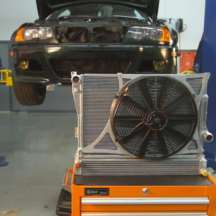 Mishimoto BMW E46 M3 Oil Cooler Kit - Bull Strap