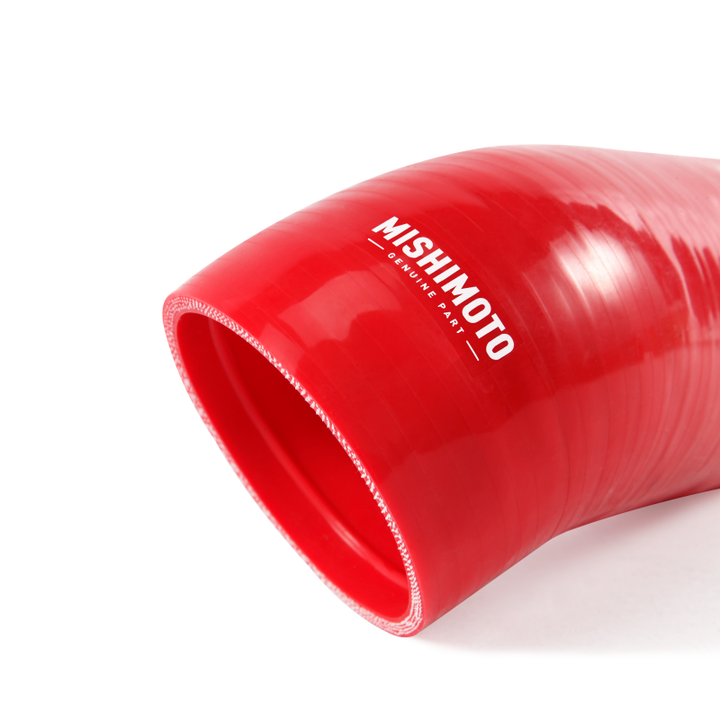Mishimoto BMW E90/E92 w/ N52 Engine Red Silicone Intake Boot - Bull Strap