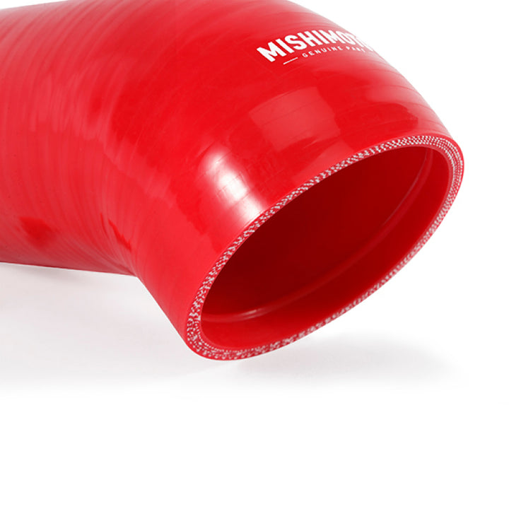 Mishimoto BMW E90/E92 w/ N52 Engine Red Silicone Intake Boot - Bull Strap