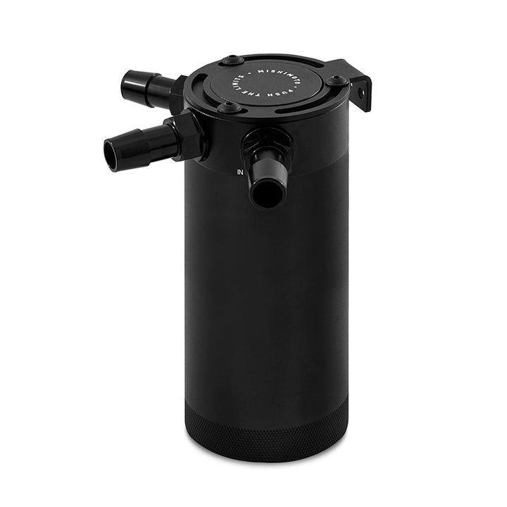Mishimoto Compact Baffled Oil Catch Can - 3-Port - Bull Strap