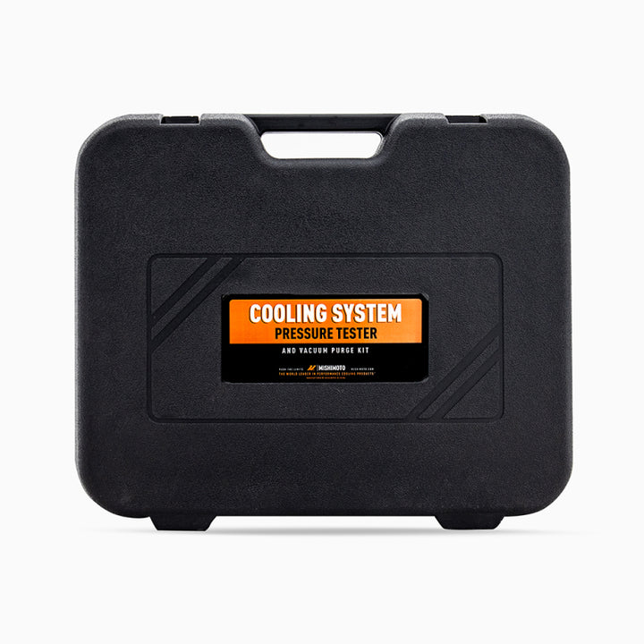 Mishimoto Cooling System Pressure Tester / Vacuum Purge Kit - 28pc - Bull Strap