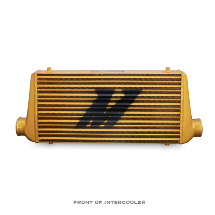 Mishimoto Eat Sleep Race Special Edition Gold M-Line Intercooler - Bull Strap