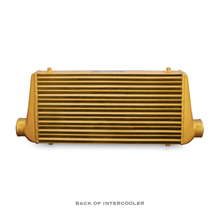 Mishimoto Eat Sleep Race Special Edition Gold M-Line Intercooler - Bull Strap