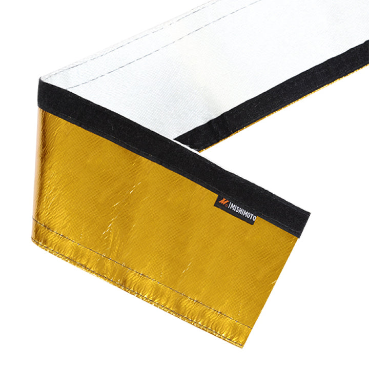 Mishimoto Heat Shielding Sleeve Gold 1 inch x 36 inches - Bull Strap