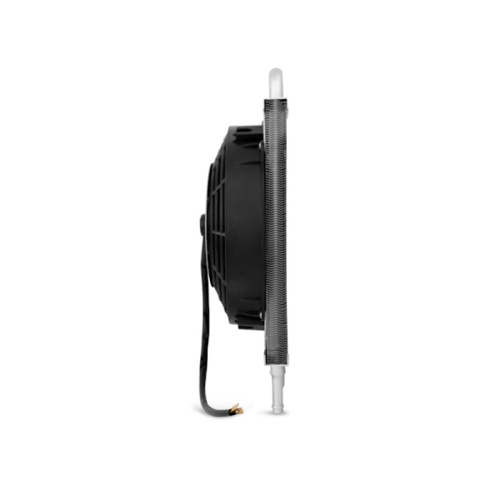 Mishimoto Heavy Duty Transmission Cooler w/ Electric Fan - Bull Strap