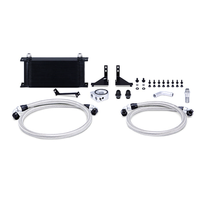Mishimoto Heavy Duty Transmission Cooler w/ Electric Fan - Bull Strap