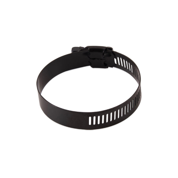 Mishimoto High-Torque Worm Gear Clamp 1.06in.-2.01in. (27mm-51mm) - Pack of 10 (Black) - Bull Strap