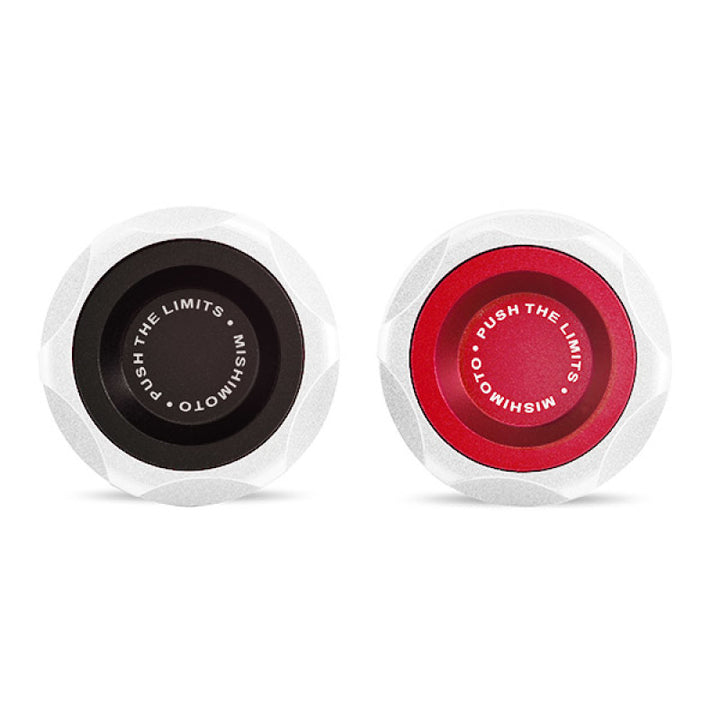 Mishimoto Honda Oil FIller Cap - Red - Bull Strap