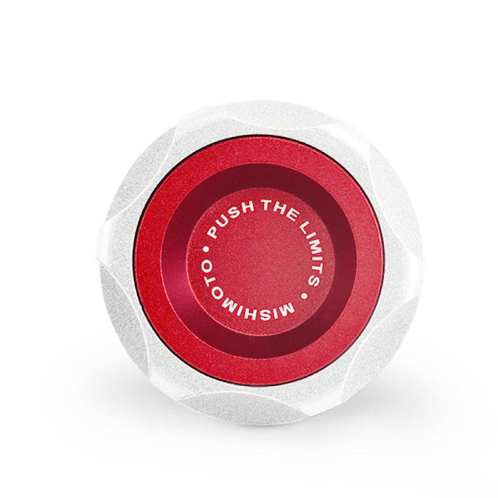 Mishimoto Honda Oil FIller Cap - Red - Bull Strap