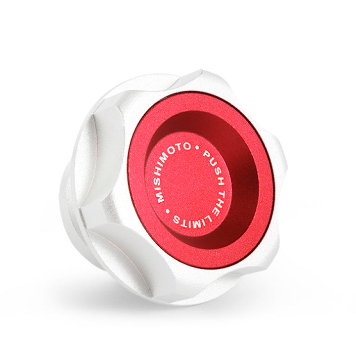 Mishimoto Honda Oil FIller Cap - Red - Bull Strap