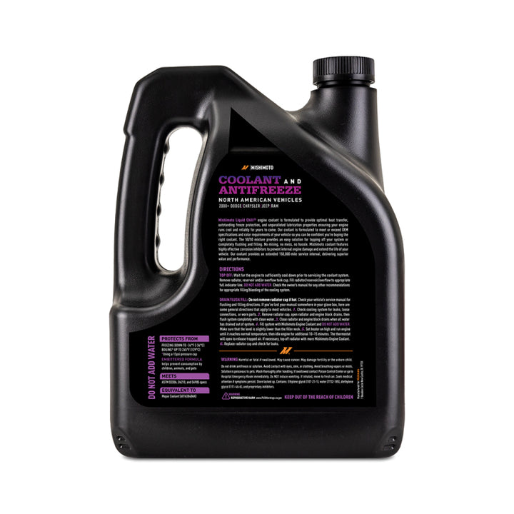 Mishimoto Liquid Chill EG Coolant, North American Vehicles, Purple - Bull Strap