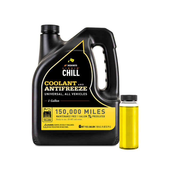 Mishimoto Liquid Chill EG Coolant, Universal, Yellow - Bull Strap