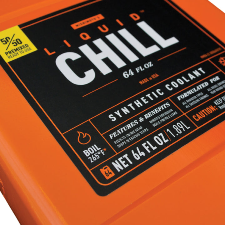 Mishimoto Liquid Chill Synthetic 64oz Engine Coolant - Premixed - Bull Strap
