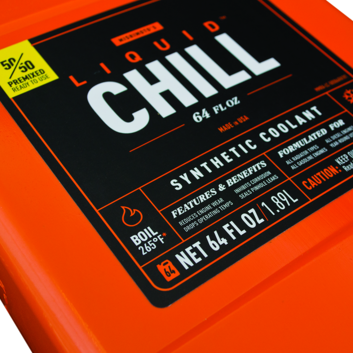 Mishimoto Liquid Chill Synthetic 64oz Engine Coolant - Premixed - Bull Strap