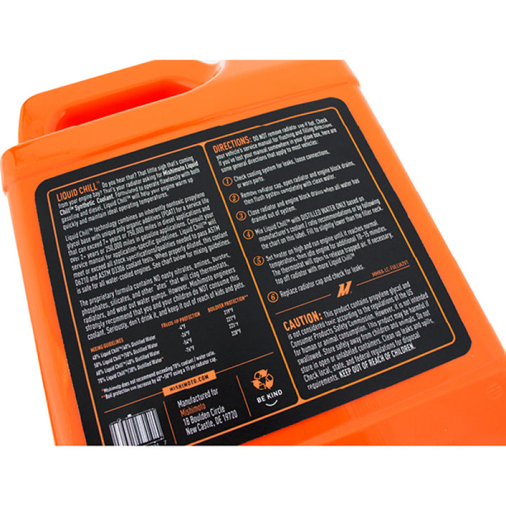 Mishimoto Liquid Chill Synthetic Engine Coolant - Full Strength - Bull Strap