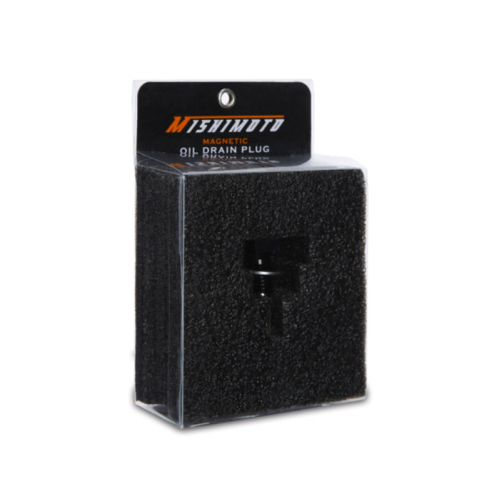 Mishimoto Magnetic Oil Drain Plug M12 x 1.5 Black - Bull Strap