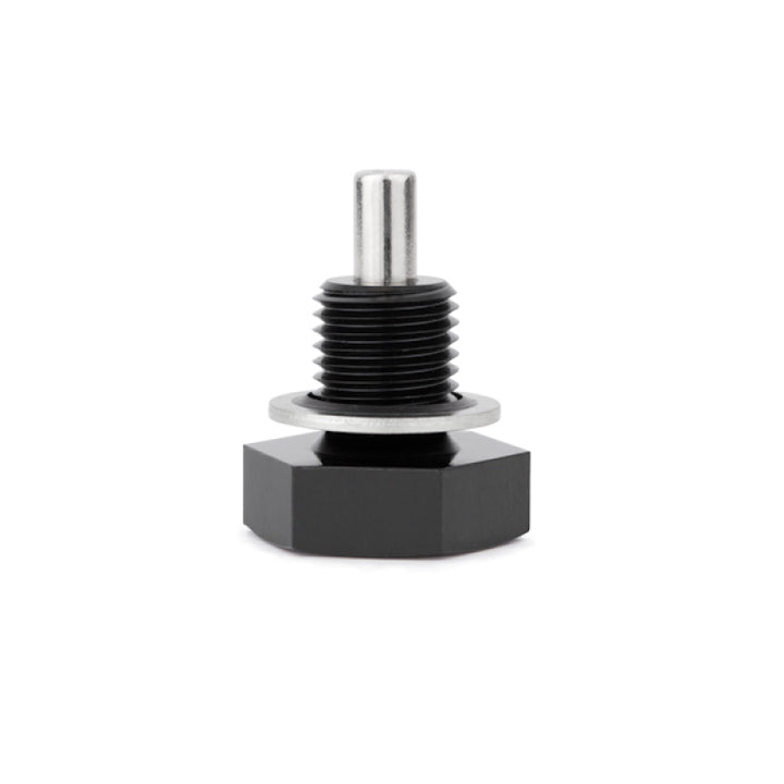 Mishimoto Magnetic Oil Drain Plug M14 x 1.5 Black - Bull Strap