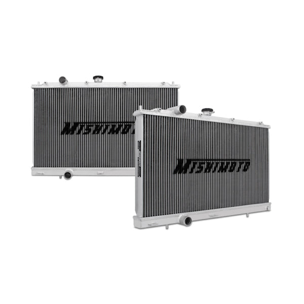 Mishimoto Mitsubishi Lancer Evo IV-VI Manual Aluminum Radiator - Bull Strap