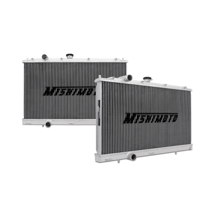 Mishimoto Mitsubishi Lancer Evo IV-VI Manual Aluminum Radiator - Bull Strap