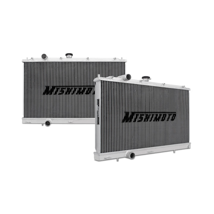 Mishimoto Mitsubishi Lancer Evo IV-VI Manual Aluminum Radiator - Bull Strap