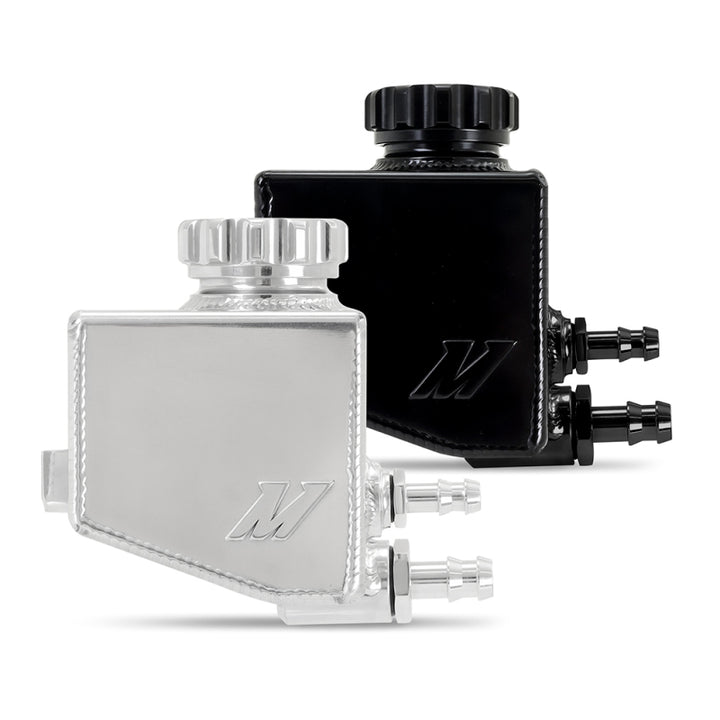 Mishimoto Pontiac GTO/G8 Aluminum Power Steering Reservoir - Black - Bull Strap