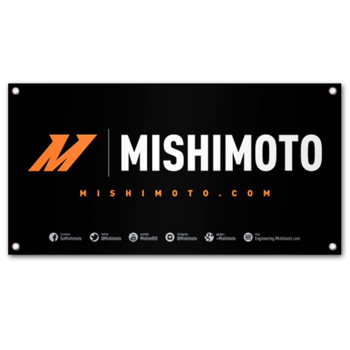 Mishimoto Promotional Large Vinyl Banner 45x87.5 inches - Bull Strap