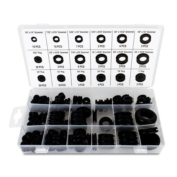 Mishimoto Rubber Grommet Assortment - 125Pc. - Bull Strap