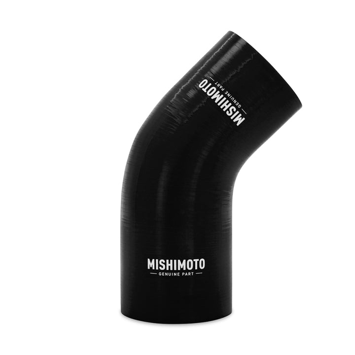 Mishimoto Silicone Reducer Coupler 45 Degree 2.75in to 3in - Black - Bull Strap