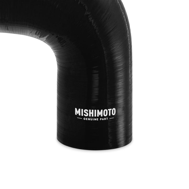 Mishimoto Silicone Reducer Coupler 90 Degree 3in to 3.5in - Black - Bull Strap