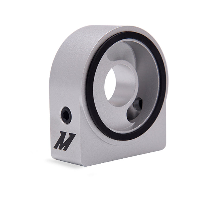 Mishimoto Silver M20 Oil Sandwich Plate - Bull Strap