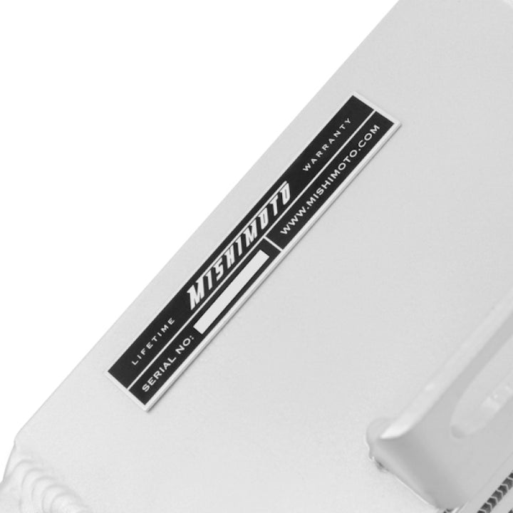 Mishimoto Subaru 02-07 WRX/04-07 STi Top-Mount Intercooler Kit - Powder Coated Silver & Blue Hoses - Bull Strap