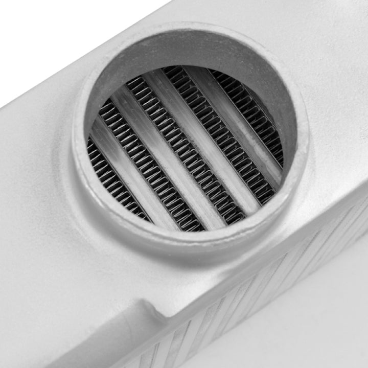 Mishimoto Subaru 02-07 WRX/04-07 STi Top-Mount Intercooler Kit - Powder Coated Silver & Blue Hoses - Bull Strap