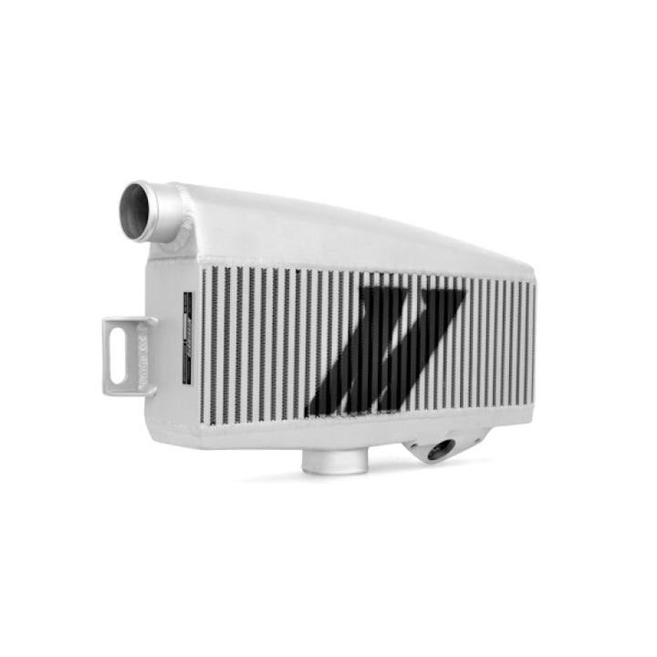 Mishimoto Subaru 02-07 WRX/04-07 STi Top-Mount Intercooler Kit - Powder Coated Silver & Red Hoses - Bull Strap