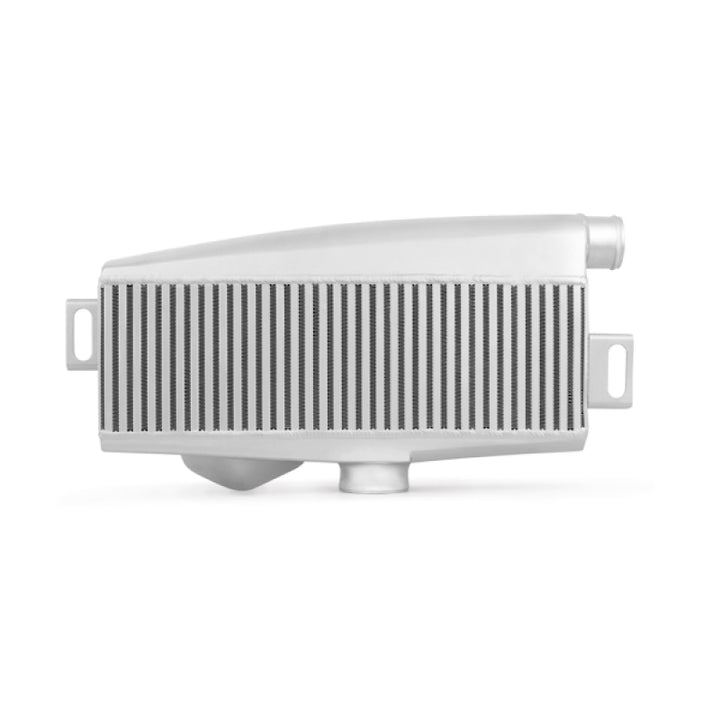 Mishimoto Subaru 02-07 WRX/04-07 STi Top-Mount Intercooler Kit - Powder Coated Silver & Red Hoses - Bull Strap