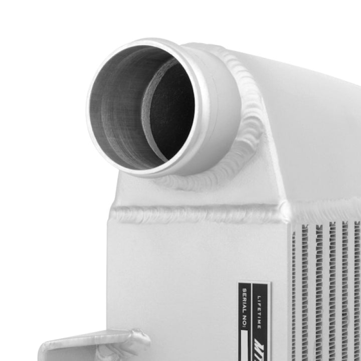 Mishimoto Subaru 02-07 WRX/04-07 STi Top-Mount Intercooler Kit - Silver/Black Hoses - Not For iRHD - Bull Strap