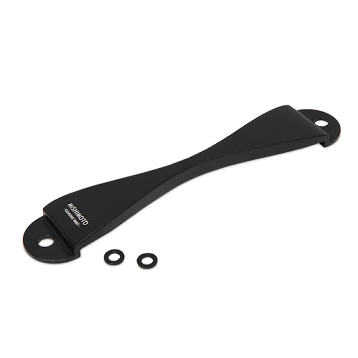 Mishimoto Subaru CNC Battery Tie-Down - Black - Bull Strap